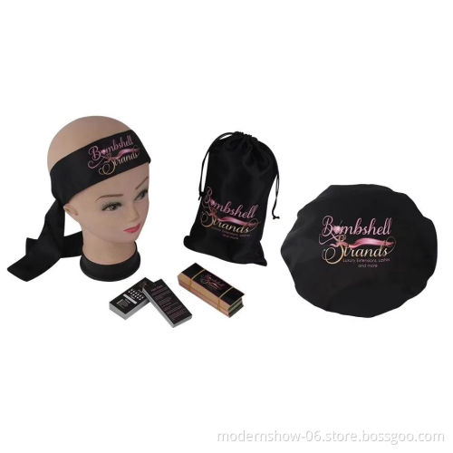 Wholesale Custom Packing, Labeling ,Tags, Silk Bonnets for Human Hair Bundles and Human Hair Wigs